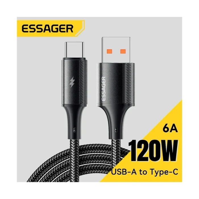 Кабель Essager 120W USB Type-C 2м