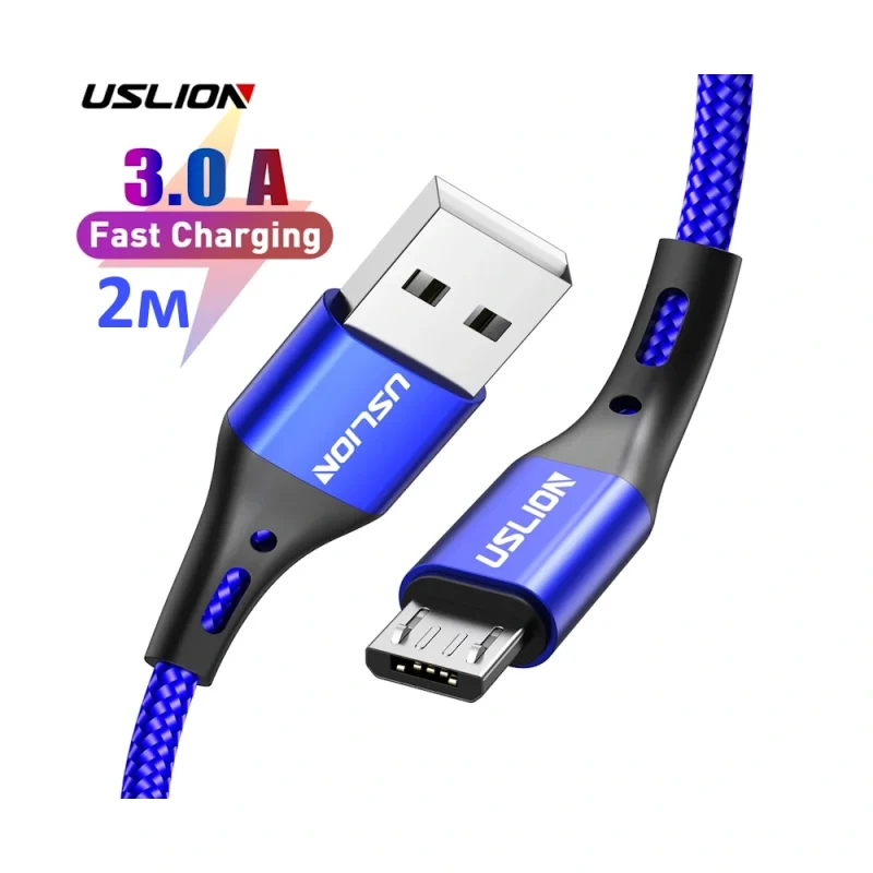 Кабель Micro USB USLION 3A