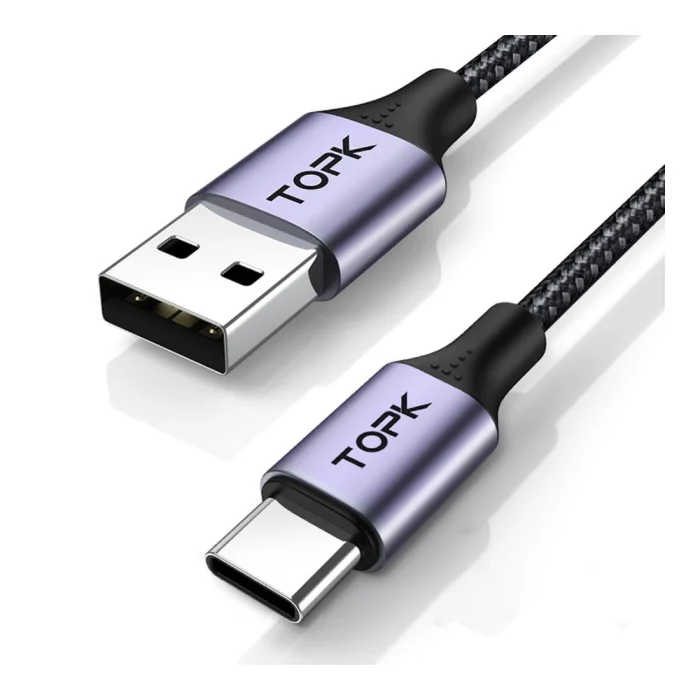 Зарядный кабель TOPK USB Type C