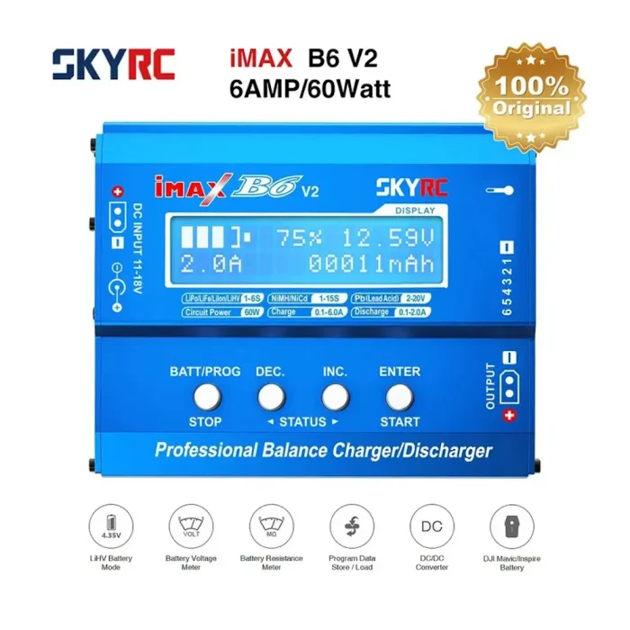 Универсальные Зарядное устройство SkyRC iMAX B6 V2 (Original)