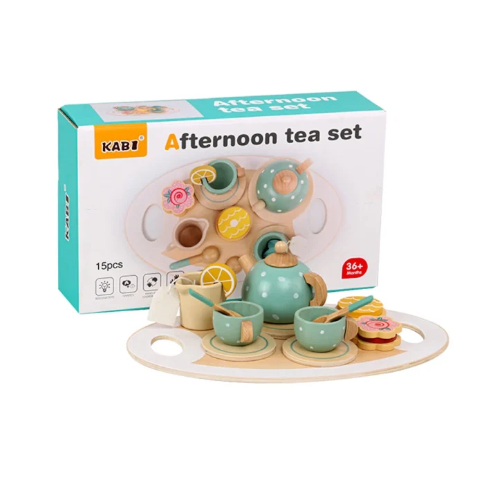 Деревянный чайный набор для детей Afternoon Tea Set (15 предметов)