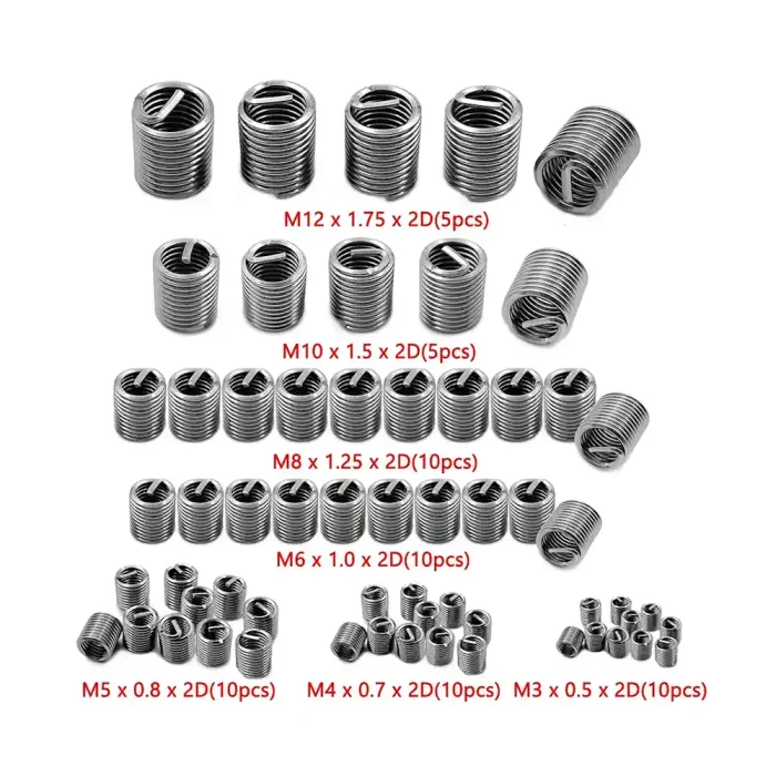 Набор ремонтных резьбовых вставок M3/M12 — изображение 3